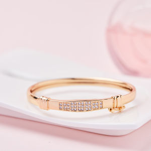 Y073 Gelang Wanita SATU MATA Lapis Emas Silver Berlian Imitasi Korea Fashion Elegan Women Bracelet