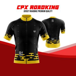 CPX SPORT Jersey Sepeda Roadbike FullZipper Baju Gowes Short Sleeve