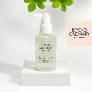 INNER GLOW Body Oil 100ml บอดี้ออยล์ ดรายออยล์ ขนาดพกพา Travel Size ออร์แกนิค กลิ่นกุหลาบเครื่องเทศ ผิวโกลว์สดใส หรูหรา | Beyond Ordinary