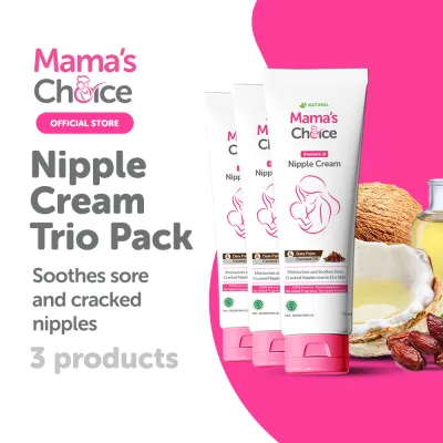 [Bundle of 3] Mama’s Choice Intensive Soothing Nipple Cream | Breastfeeding Nipple Cream | Postpartum Essential