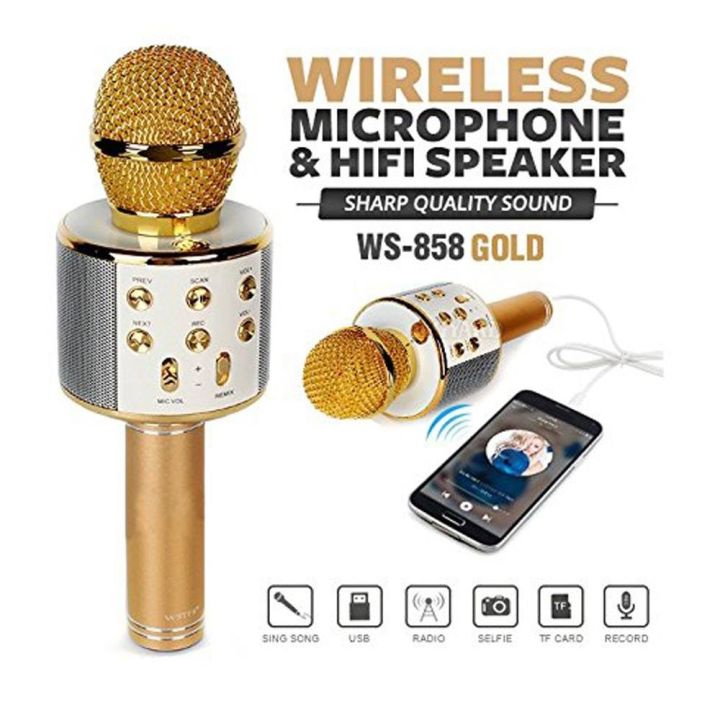 Mic bluetooth karaoke yang hot sale bagus