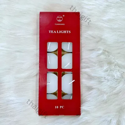 เทียนหอม เทียนดอกไม้ (1แพ็ค มี 10 ชิ้น) เทียน กลิ่นหอม มีหลากหลายลวดลายดอกไม้และสีให้เลือก สวยงาม สินค้าพร้อมส่ง