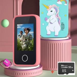Kids Smart Phone Camera Toys Touchscreen Learning Toy for 5-12 Year Old Boys Girls Phone MP3 Player Christmas Birthday Gifts Mobile Smartphone