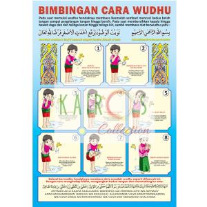 Poster Bimbingan Cara Wudhu