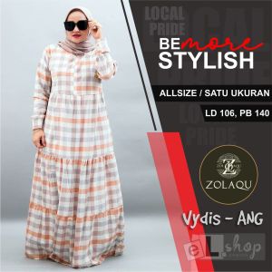 Pakaian Wanita GAMIS ZOLAQU TERBARU 2024 Dres Model Sekarang Hijab Style Modern Jumbo Agen Resmi