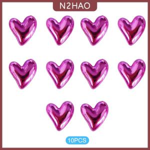 N2HAO 10 Nam châm tủ lạnh hình trái tim nam châm tủ lạnh từ tính cho bảng tin trang trí máy ảnh Polaroid trang trí nhà