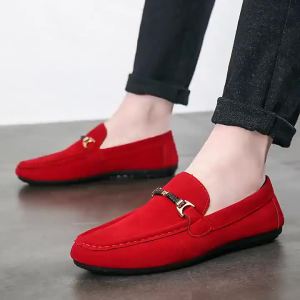 Teenage Casual Shoes For Men Trendy Korean Style Student Shoes MenS Fashionable Slip-On Loafers