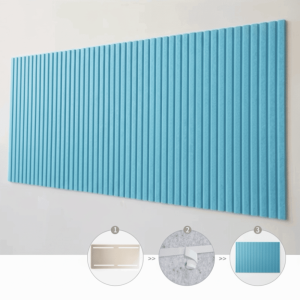 FELIZ No Drill Felt Wall Stickers DIY 40x60cm Felt Bulletin Board Reusable Self-Adhesive Wall Display Board Home