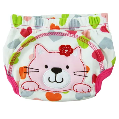 High-Quality Cotton Baby and Toddler Toilet Training Pants/Swim Diaper: Leakproof Breathable Waterproof Underwear for Boys and Girls