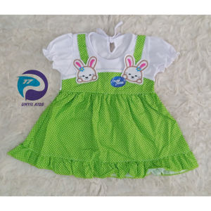 Setelan Baju Bayi Perempuan Planet Kidz Motif Rabbit - Planet Kids (Planet Kid)