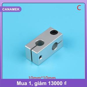 【CANAMEK】 Trụ cột cố định kẹp dọc cố định đường kính buộc Hợp kim nhôm trục quang khối chéo ống thép sửa chữa khung connecti