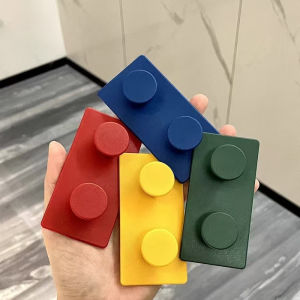 【Vinnatsu】4Pcs/Pack Gantungan Tempel Hook Kuat Dinding Motif Brick Hook Kamar Mandi Tas Baju Dapur Serbaguna Multifungsi Gantungan/Pack