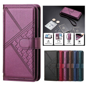 Flip Wallet Leather Casing for Samsung Galaxy A08 A07 A06 A05 A05S A04 E A03 Core A02 S Wrist Strap Card Slot Stand Cover