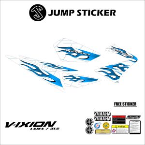 Stiker striping vixion old - lama grafis variasi 048