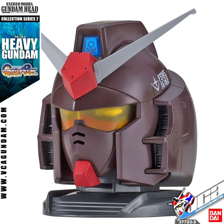 EXCEED MODEL GUNDAM HEAD 2　ガンダムヘッド　3種セット 01-71025 Mobile Suit Gundam Exceed Model RX-78 Gundam Head 04 500y -  RX-78-2 Gundam Movie Poster Blue Image Color (SINGLE)