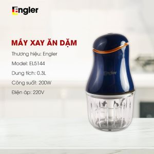 Máy Xay Ăn Dặm Cầm Tay Engler EL5144 Đa Năng Tiện Dụng 6 Lưỡi Cối Thủy Tinh Xay Siêu Mịn Thịt Tôm Cá Rau Củ Quả