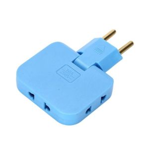 YANGS Slim 3 In 1 Fulfillment Adjustable 180° Rotating Multi-Plug Socket Adapter EU Plug Electrical Socket Converter