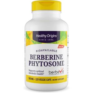 Healthy Berberine Phytosome 550 mg 120 Veggie Capsules - Bioavailable Berberis Aristata Extract - Supports Metabolic Health Body Composition Advanced Phytosome Technology