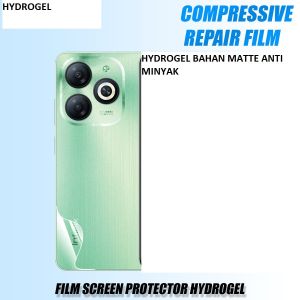 INFINIX SMART 9 SMART 9 HD SMART 8 PRO SMART 8 7 6+ ANTI GORES HYDROGEL MATTE BELAKANG ANTI JAMUR SKIN GARSKIN BACK JELLY PELINDUNG
