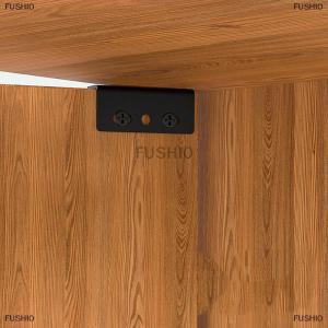 [COD] FUSHI0 Hidden Hinge CT Corner Black Double Round Head Plastic Magnetic Door Drawer Cabinet Catch Invisible Door Pivot Hinges