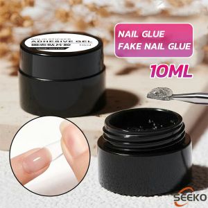Seeko Non Stick Hand Solid Extension Nail Gel Polish For Fake Nails Extend Clear 10ml