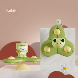 Mamibayi Mainan Sensorik Hand Fidget Spinner Bentuk Beruang Untuk Bayi 0-4 Tahun