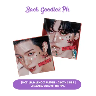 NCT JNJM Jeno X Jaemin [ Both Sides ] Poster ver. Unsealed Album