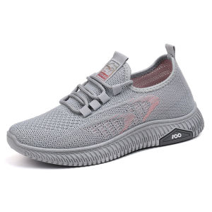 Free Shipping WomenS Canvas Shoes Suitable For Spring And Autumn Mom Shoes Flat-Soled Non-Slip Soft-Soled Black Casual Athletic And Work Shoes