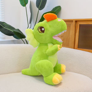 YF Cute big-mouthed dinosaur plush doll Birthday Gift for boy Throw Pillow Home Decor Stuffed Toys soothing toy FY