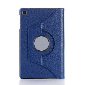 Casing Leather Samsung Tab A7 10.4 Inch 2020 T500 T505 Rotate Case Navy Flip Bookcover Kesing Standing