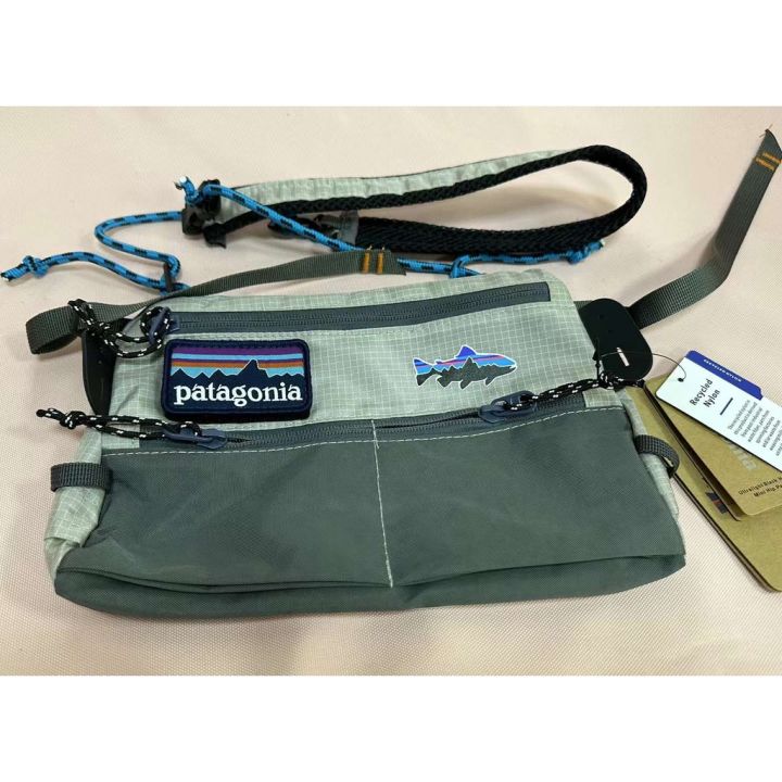 2023 Plaid Fly Fishing Chest Bag Shoulder Waterproof Crossbody Bag