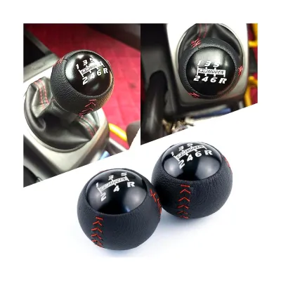 【EnchantedEstate】 Mugen Shift Knob 5 Speed M10*1.5 Racing Gear Shift Knob For Honda Civic Accord City FD2 FN2 EP3 TYPE R DC2 DC5 AP1 AP2(Black / 5 Speed)