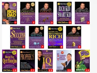 Rich Dad Poor Dad Series By Robert Kiyosaki (18 Books In A Set)