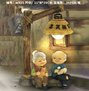 [Giao Nhanh Tp.HCM] Tượng trang trí Decor  - Qùa tặng trang trí cho ông bà. Tượng ý nghĩa cho con cháu tặng ông bà hoặc làm quà tặng làm tượng trang trí nhà cửa tủ trưng bày bàn làm việc.