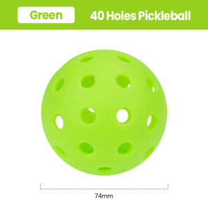40Holes Pickleball Outdoor Training Tournament 74mm Professional Multi-Color Pickleball for Practice Durable Pickleballs 匹克球