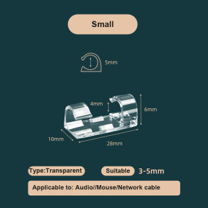 20pcs Cable Organizer Clips Cable Management Desktop Workstation ABS Wire Manager Cord Holder USB Charging Data Line Bobbin Winder