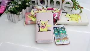 LZD  New Korean Style Fashion All-Matching Long Zip Wallet Cartoon Cute Simple Clutch Phone Bag