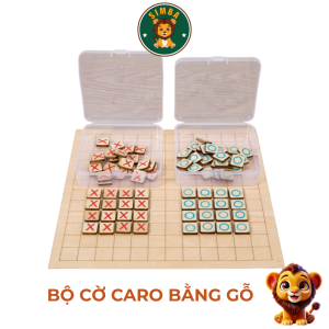 Bộ Cờ Caro Gỗ Cao Cấp – Đồ Chơi Trí Tuệ Rèn Luyện Tư Duy Chiến Thuật Cho Bé & Gia Đình