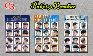 NAHDASHOPING / Poster Barbershop/Poster Pangkas Rambut / Poster Salon Kecantikan/Poster Hiasan Dinding/Poster Modern/Wall Decor Minimalis/Dekorasi / Dan Ruang Tamu/Model Terbaru Dan Terlaris /Model Rambut Masa Kini / Desig Terbaru