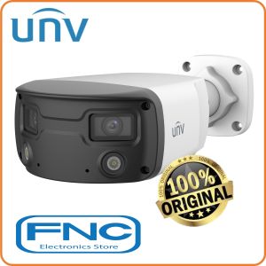 UNIVIEW IPC2K24SE-ADF40KMC-WL-I0 Network 4MP H.265 Built-in Speaker and Dual Mics ColorHunter OmniView Warm Light Bullet Camera