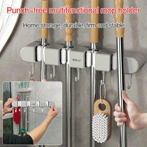 sunmi Punch-free multifunctional mop holder