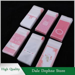 [Dale Dephne] 100 chiếc túi bọc bánh cupcake đóng gói bánh quy nhỏ bằng nhựa OPP Túi tự dính