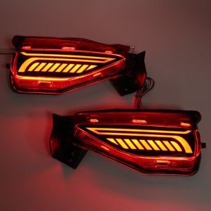 For Toyota Fortuner 2015 - 2023 Rear Bumper Light / LED Brake Light LED Rear Fog Lamp Bumper Light for Toyota Fortuner Tail Light waterproof LED LIGHT Fortuner Bumper light with Signal Light