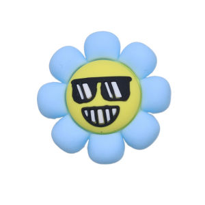 Jibbitz cross charms รองเท้าหัวเข็มขัดรูอุปกรณ์เสริมรองเท้าการ์ตูนดอกทานตะวันน่ารักตกแต่งหัวเข็มขัดอุปกรณ์เสริมรองเท้าตัวติดรองเท้า จิ๊บบิท