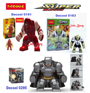 Decool 0183 Super Heroes Green Goblin Juggernaut Avengers Figures Minifigures Building Blocks Toys Hero Red Tank Toy Mainan Budak Blok 积木 玩具