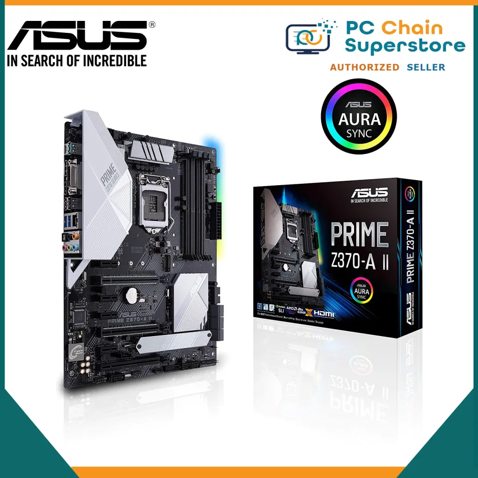 HUGE PRICE DROP] ASUS Prime Z370-A II (Intel 9th Gen) DDR4 DP HDMI