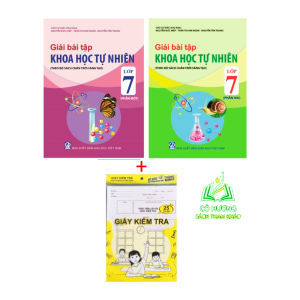 Sách - Combo 2 cuốn Giải bài tập Khoa học tự nhiên lớp 7 (Theo bộ Chân trời sáng tạo) - KL
