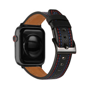 Leather Strap Watchband For Samsung Galaxy Watch 7/6/5/4 40mm 44mm/smasung galaxy Watch Ultra 47mm 6/4 Classic 43mm 47mm 42 46mm Watch 5 pro 45mm Wristbands Bracelet Belt
