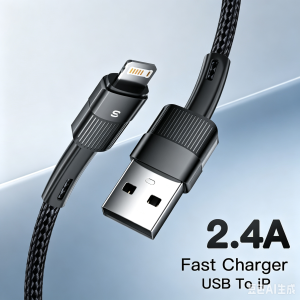 2.4A Lightning Fast Charging USB Data Cable Quick Charge Cord for iPhone 12 11 Pro Max X 8 Plus 6S SE All iOS Phone Charger Wire COD Available