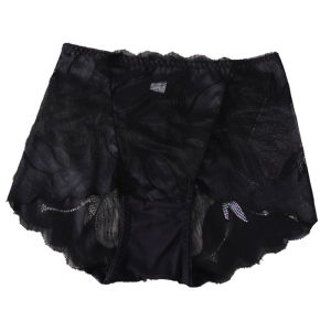 OK บราไซส์พิเศษผู้หญิงเอวกลางกางเกงในลูกไม้บางระบายอากาศกางเกงในเซ็กซี่ชุดชั้นในโปร่งใส